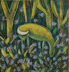 private collection
it's raining
30x48 inches
flowers rain black bird acrylic painting /canvas
