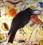 the ornithologist
54inches square
mixed media on canvas