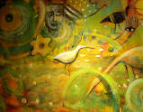 Daybreak (detail)
Acrylic/charcoal/ink
