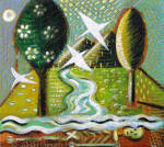 River in Time
Acrylic on wood
12x12 inches